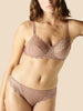 Soutien-gorge sans-armatures structuré - Brun coco