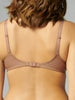 Soutien-gorge sans-armatures structuré - Brun coco