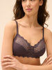 Soutien-gorge sans armatures structuré - Gris Graphite