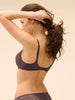 Soutien-gorge sans armatures structuré - Gris Graphite