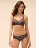 Soutien-gorge sans armatures structuré - Gris Graphite
