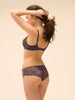 Soutien-gorge sans armatures structuré - Gris Graphite
