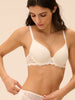 Soutien-gorge spacer décolleté plongeant - Naturel