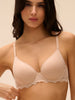 Plunge beha met volle cup spacer 3D - Huid rose