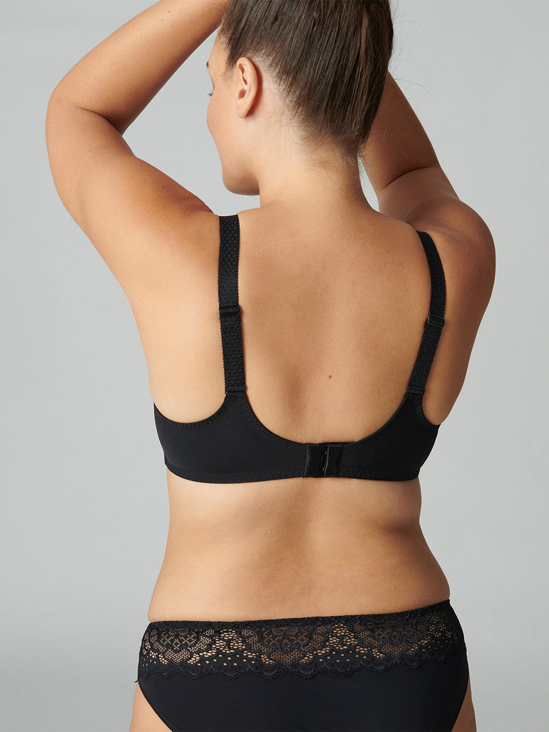 Soutien-gorge avec armatures emboîtant - Noir