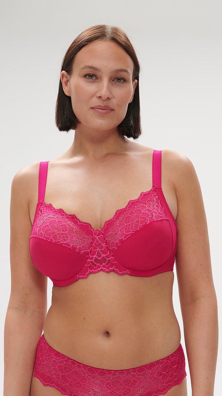 Soutien-gorge avec armature emboitant - Rose Teaberry