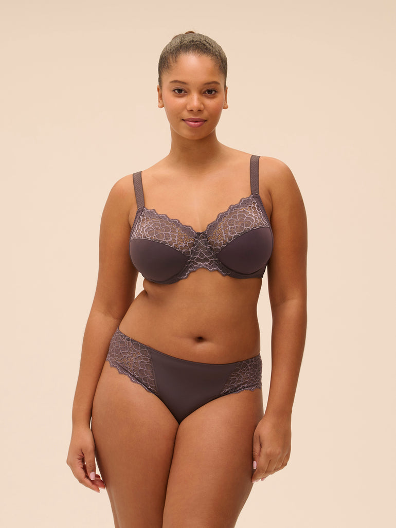 Soutien-gorge avec armatures emboitant - Gris Graphite