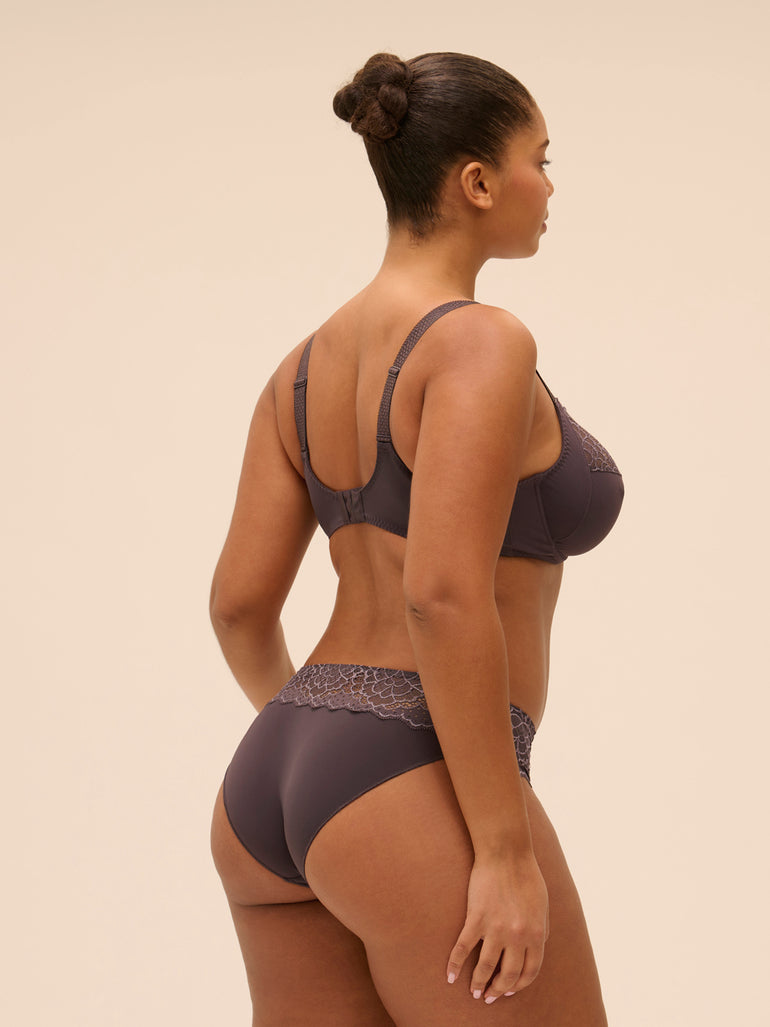 Soutien-gorge avec armatures emboitant - Gris Graphite