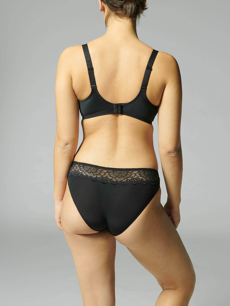 Soutien-gorge avec armatures moulé rigide - Noir