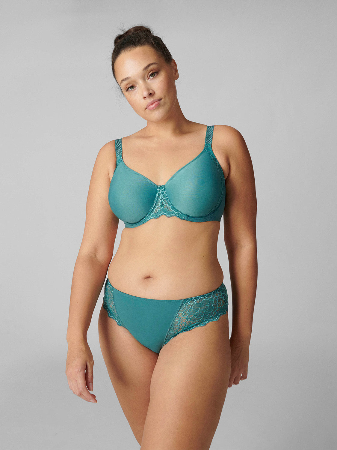 Soutien-gorge avec armatures moulé rigide - Vert Boréal