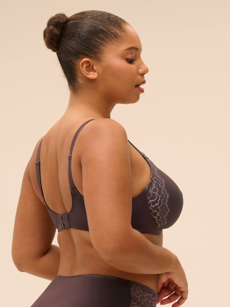 Soutien-gorge avec armatures moulé rigide - Gris Graphite