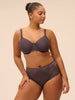 Soutien-gorge avec armatures moulé rigide - Gris Graphite