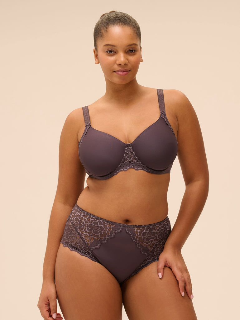 Soutien-gorge avec armatures moulé rigide - Gris Graphite