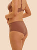 Culotte taille haute - Brun coco