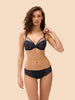 Soutien-gorge avec armatures décolleté plongeant - Saphir
