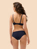 Soutien-gorge avec armatures décolleté plongeant - Saphir