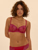 Soutien-gorge corbeille - Rouge Rainbow