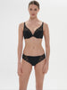 Soutien-gorge push-up décolleté plongeant - Noir