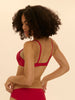 Soutien-gorge push-up décolleté plongeant - Rouge Rainbow