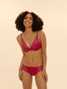 Soutien-gorge push-up décolleté plongeant - Rouge Rainbow