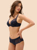 Soutien-gorge push-up décolleté plongeant - Saphir