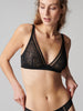 Soutien-gorge sans-armatures structuré - Noir