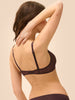 Soutien-gorge sans armatures structuré - Brun Foncé