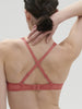 Soutien-gorge sans-armatures structuré - Rose Texas