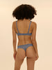 Soutien-gorge sans-armatures structuré - Bleu Chambray