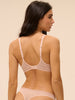 Soutien-gorge spacer décolleté plongeant - Sable rosé