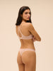 Soutien-gorge spacer décolleté plongeant - Sable rosé