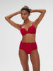 Soutien-gorge spacer décolleté plongeant - Rubis/rose