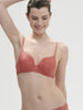 Soutien-gorge spacer décolleté plongeant - Rose Texas