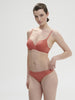 Soutien-gorge spacer décolleté plongeant - Rose Texas