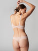 Soutien-gorge spacer décolleté plongeant - Sable rosé