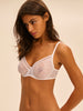 Soutien-gorge avec armatures moulé décolleté plongeant - Blanc