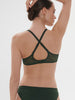 Soutien-gorge avec armatures moulé décolleté plongeant - Vert Icône