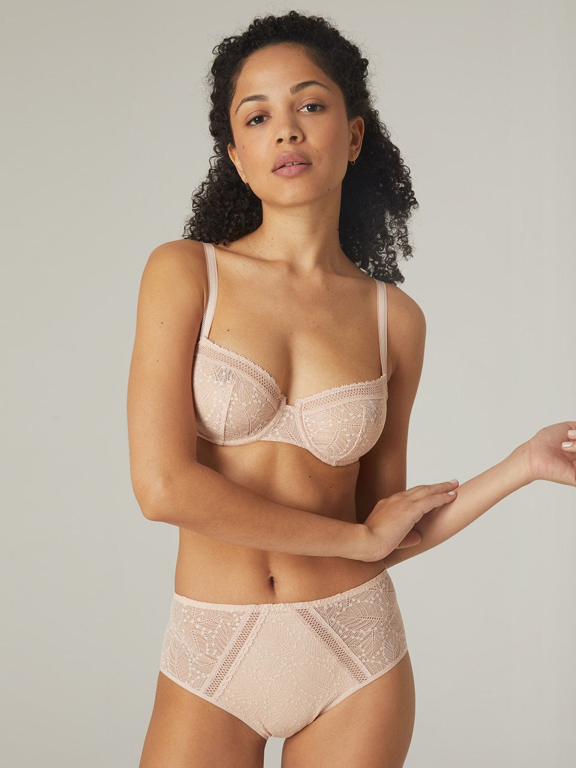 Soutien-gorge corbeille - Sable rosé