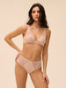 Culotte taille haute - Sable rosé
