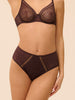 Culotte taille haute - Brun Foncé