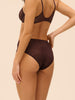 Culotte taille haute - Brun Foncé