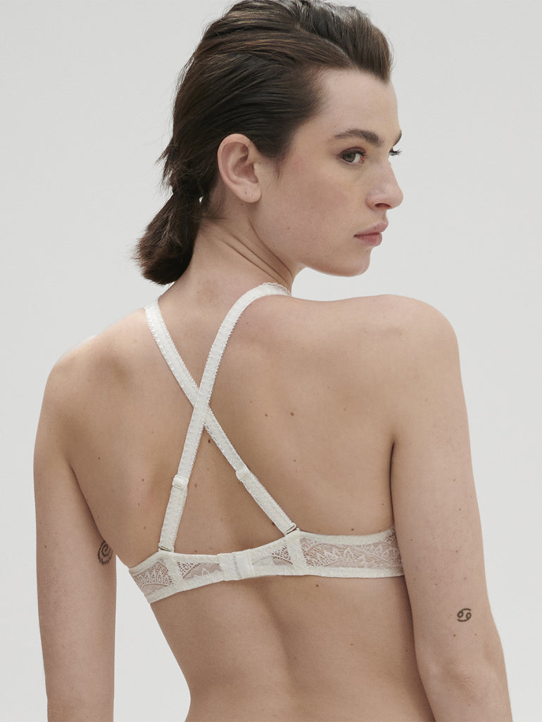 Soutien-gorge triangle sans-armatures - Naturel