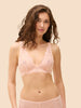Soutien-gorge triangle sans armatures - Poudre pétale