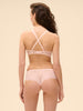 Soutien-gorge triangle sans armatures - Poudre pétale