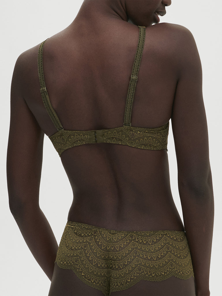 Soutien-gorge triangle sans-armatures - Vert Aventure