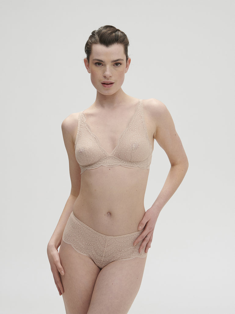 Soutien-gorge triangle sans-armatures - Peau Rosée