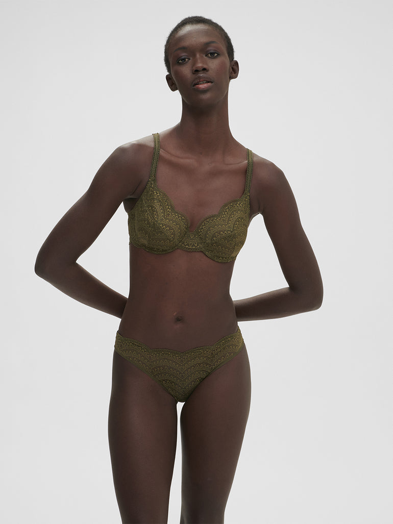 Soutien-gorge avec armatures classique - Vert Aventure