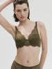 Soutien-gorge décolleté carré en spacer 3D - Vert Aventure