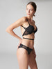 Soutien-gorge multi-positions dos nu - Noir