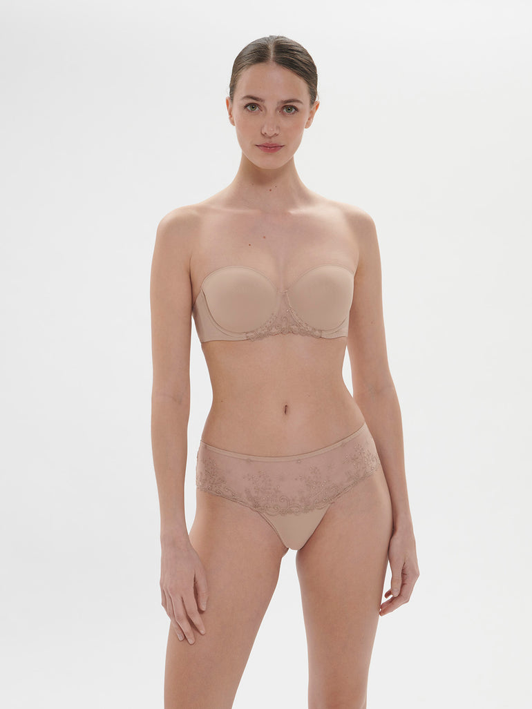 Soutien-gorge sans-bretelles - Peau